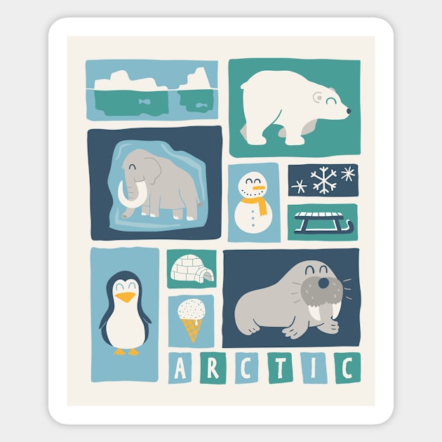 Arctic Sticker by Monsieur Dupont